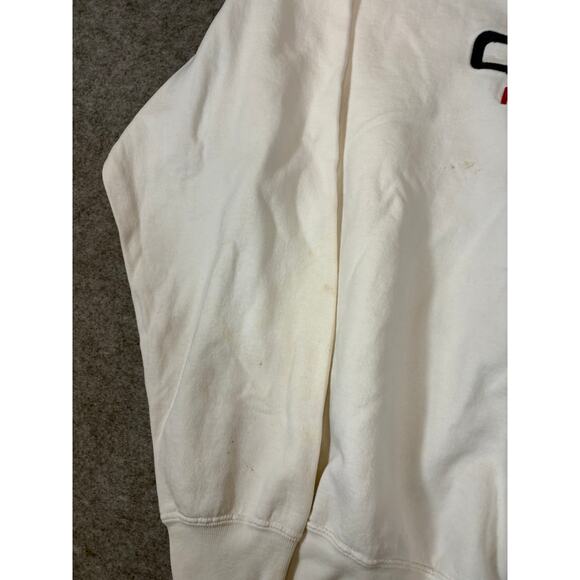 VINTAGE Chaps Ralph Lauren Sweatshirt Mens XL White Pullover Embroidered USA Y2K - Picture 4 of 8